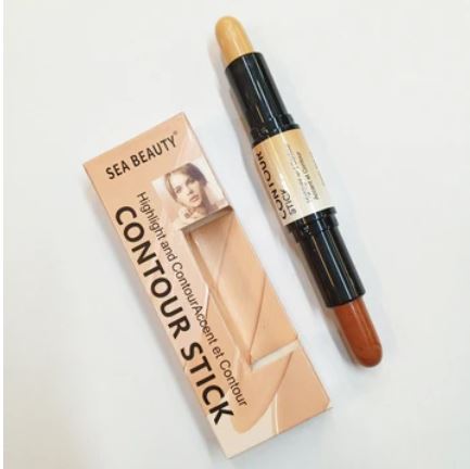Makeup Combo Deal of 6 including lipstick, 24k Gold serum, Mascara, Foundation brush, Contour Stick & Makeup Fixer