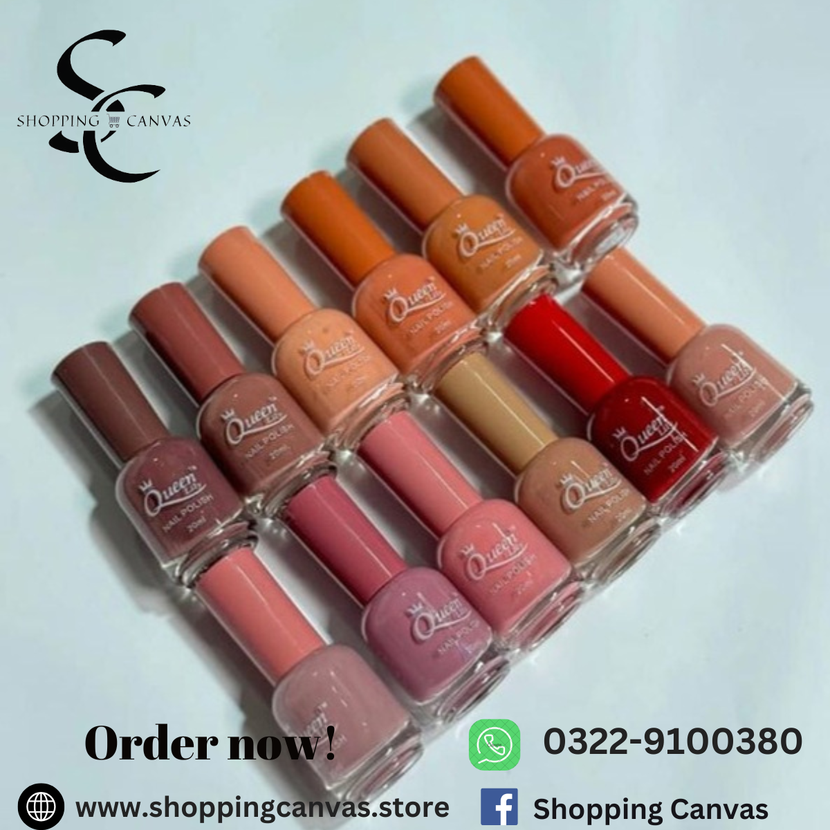 Queen Nail Polish Set 12 Pcs