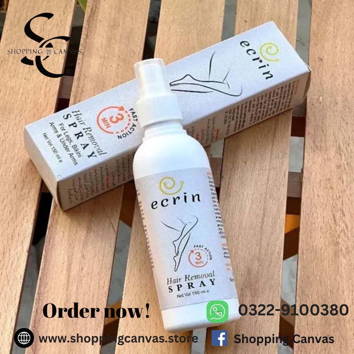 Ecrin Hair Removal Spray