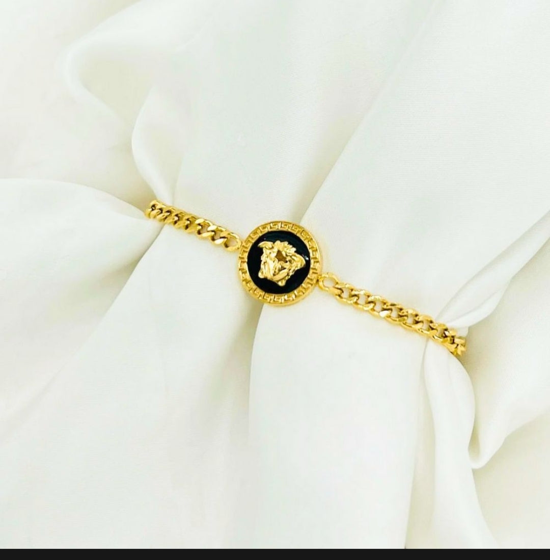 Versace Bracelet for Womens Gold Color