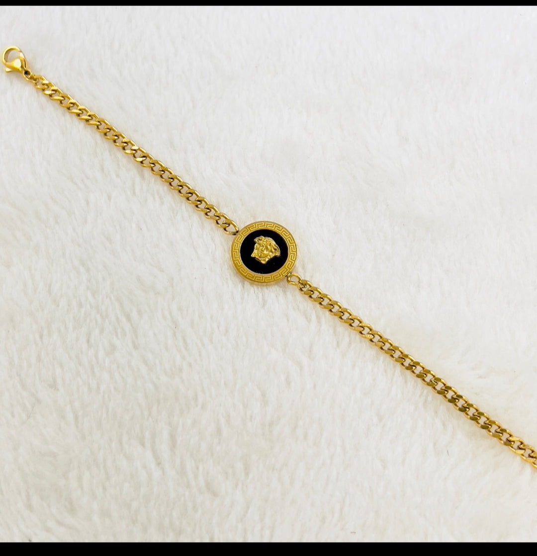 Versace Bracelet for Womens Gold Color