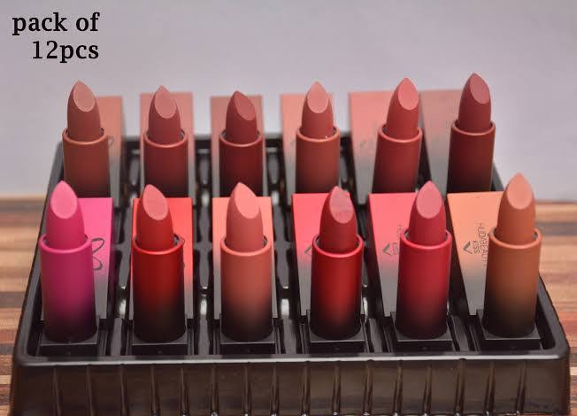 Huda Matte 12 Pcs Bullet Lipstick Set
