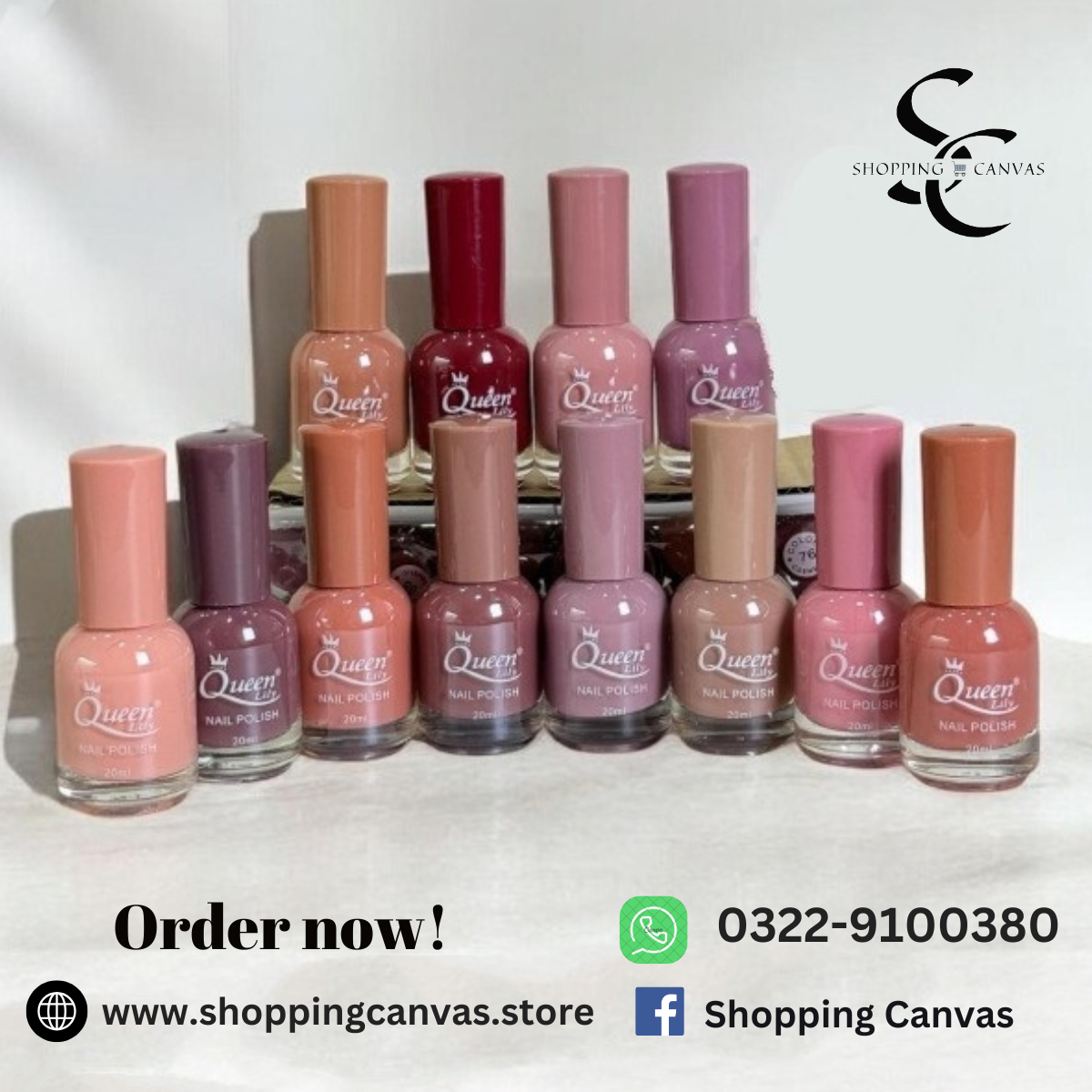 Queen Nail Polish Set 12 Pcs