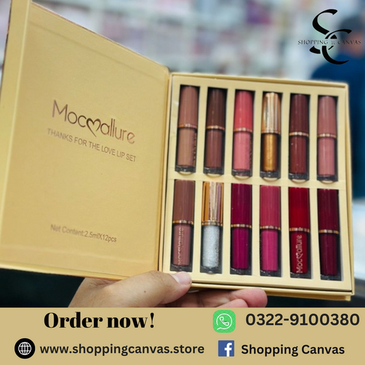 Mocallure Lip Gloss 12 Pcs Pack