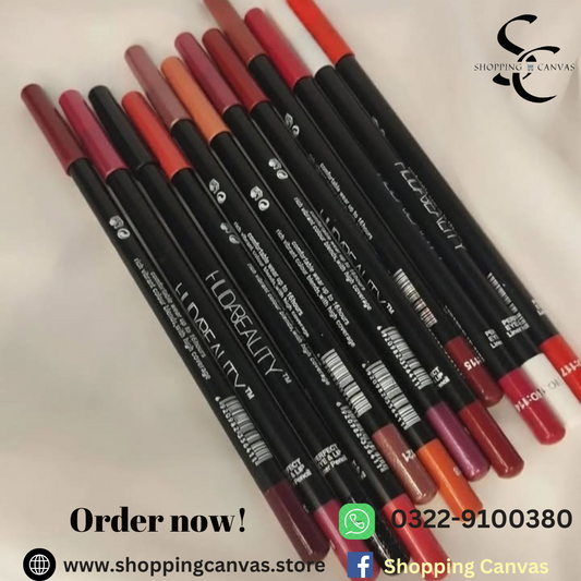 Huda Beality Perfect EYE & LIP Liner Pencil Pack of 12 pcs