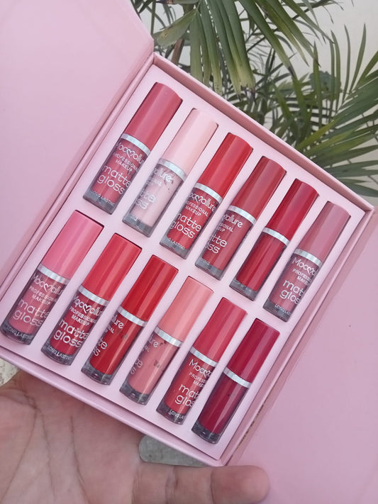 Mocallure Lip Gloss 12 Pcs Pack