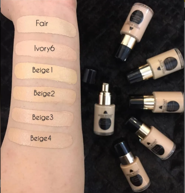 Makeup Combo Deal of 4 Glass Foundation, Concealer, Makeup Fixer & Tube Foundation