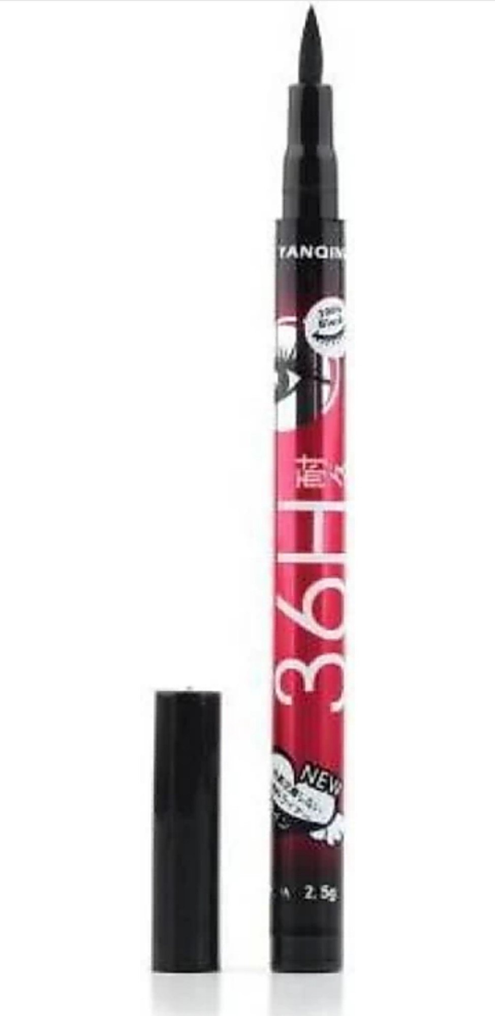 Makeup Combo of 8 | 36H Eyeliner, Blender, Nail Polish , Mascara, Tube Foundation, Contour Stick,  Primer & Huda Beauty Lipstick – Full Beauty Kit